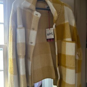 Woolrich Mustard and Cream Checkered Jacket